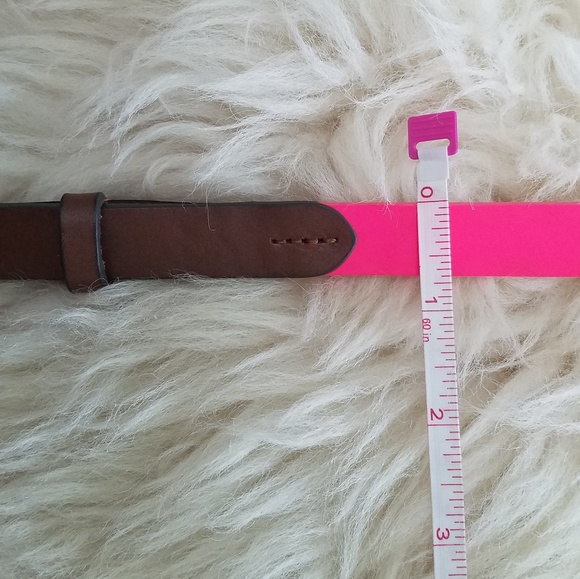 NWT Madewell Patent Leather Pink Belt Orig $39.50 - Picture 6 of 7